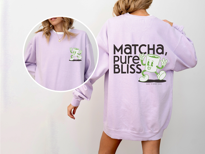Matcha, Pure Bliss Sweatshirt
