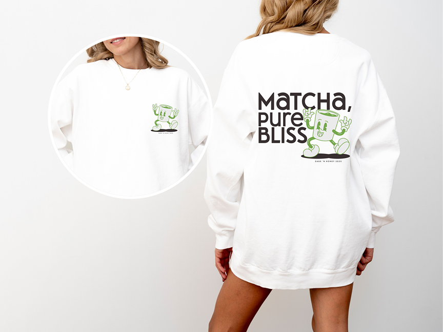 Matcha, Pure Bliss Sweatshirt
